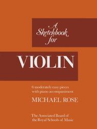 A Sketchbook for Violin Sheet Music by Rosem
