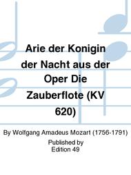 Arie der Konigin der Nacht aus der Oper Die Zauberflote (KV 620) Sheet Music by Wolfgang Amadeus Mozart