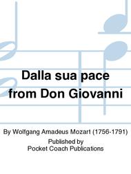 Dalla sua pace from Don Giovanni Sheet Music by Wolfgang Amadeus Mozart