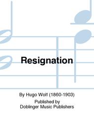 Resignation Sheet Music by Hugo Wolf