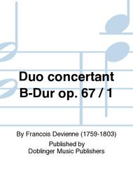 Duo concertant B-Dur op. 67 / 1 Sheet Music by Francois Devienne
