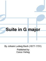Suite in G major Sheet Music by Johann Ludwig Bach