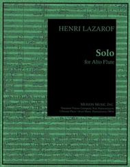 Solo Sheet Music by Henri Lazarof
