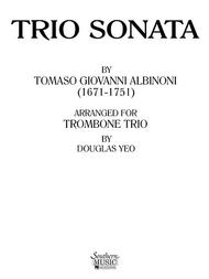 Trio Sonata Sheet Music by Tomaso Giovanni Albinoni