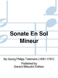 Sonate En Sol Mineur Sheet Music by Georg Philipp Telemann