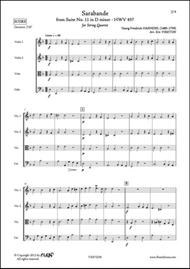 Sarabande Sheet Music by G. F. Handel