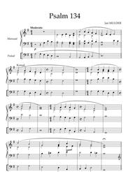 Psalm 134 - orgel solo Sheet Music by Traditional