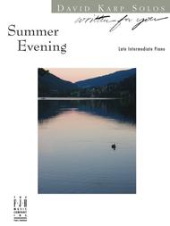 Summer Evening (NFMC) Sheet Music by David Karp