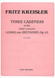 Three Cadenzas Sheet Music by Fritz Kreisler