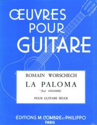 La Paloma (La Colombe) Sheet Music by Sebastian de Yradier