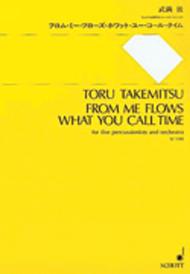 From me flows what you call Time Sheet Music by Toru Takemitsu