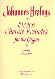11 Chorale Preludes Sheet Music by Johannes Brahms