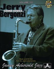 Volume 102 - Jerry Bergonzi "Sound Advice" Sheet Music by Jerry Bergonzi