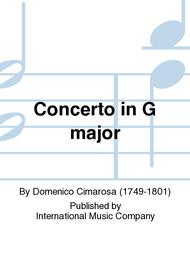 Concerto in G major Sheet Music by Domenico Cimarosa