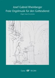 Free organ music for the Worship Service Sheet Music by Josef Gabriel Rheinberger