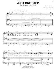 Just One Step (from Songs for a New World) Sheet Music by Jason Robert Brown