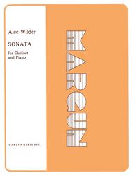 Sonata for Clarinet and Piano Sheet Music by Alec Wilder