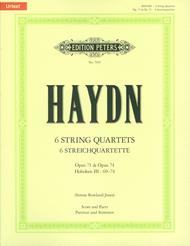 String Quartets Op. 71/74 (Hob.III: 69-74) Sheet Music by Franz Joseph Haydn