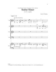 Stabat Mater Sheet Music by Kevin A. Memley