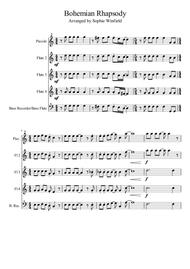 Bohemian Rhapsody - Arranged for flute choir (Piccolo