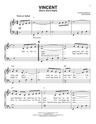 Vincent (Starry Starry Night) Sheet Music by Don McLean