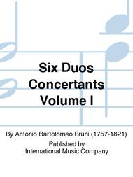 Six Duos Concertants Volume I Sheet Music by Antonio Bartolomeo Bruni