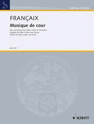 Musique de cour Sheet Music by Jean Francaix