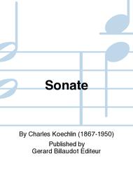 Sonate Sheet Music by Charles Koechlin