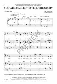 You Are Called to Tell the Story Sheet Music by Marty Haugen
