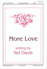 More Love Sheet Music by Sid Davis