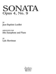 Sonata Op. 4 No. 9 Sheet Music by Jean-Baptiste Loeillet