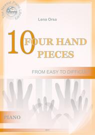 10 Four Hand Pieces for Piano Sheet Music by Lena Orsa