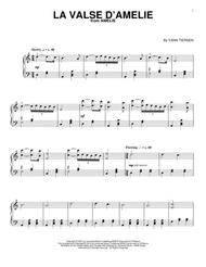 La Valse D'Amelie Sheet Music by Yann Tiersen