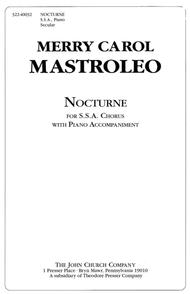 Nocturne Sheet Music by Carol Mastroleo