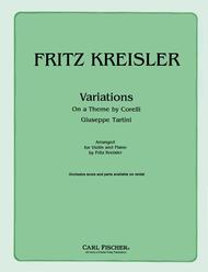 Variations on A Theme By Corelli Sheet Music by Giuseppe Tartini