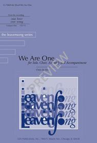 We Are One Sheet Music by Chris De Silva
