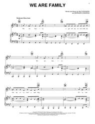 We Are Family Sheet Music by Sister Sledge