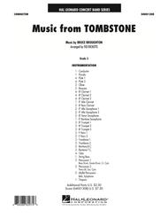Music From Tombstone - Full Score Sheet Music by Bruce Broughton