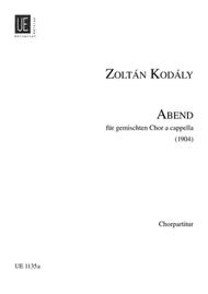 Abend Sheet Music by Zoltan Kodaly