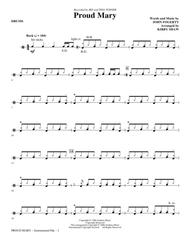 Proud Mary (arr. Kirby Shaw) - Drums Sheet Music by Creedence Clearwater Revival