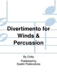 Divertimento for Winds & Percussion Sheet Music by Cichy