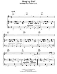 Ring My Bell Sheet Music by Frederick Knight