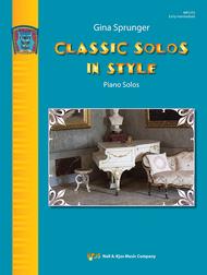 Classic Solos in Style Sheet Music by Gina Sprunger