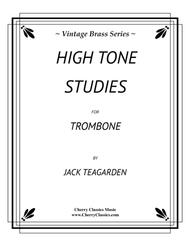 High Tone Studies for Trombone Sheet Music by Jack Teagarden