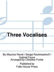 Three Vocalises Sheet Music by Sergei Rachmaninoff