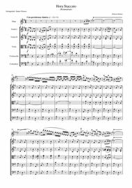 Hora Staccato for flute and String Orchestra Sheet Music by Grigoras Dinicu