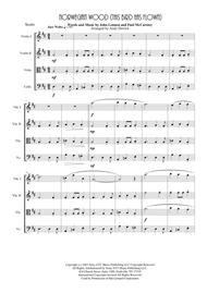 Norwegian Wood (This Bird Has Flown) for String Quartet Sheet Music by The Beatles