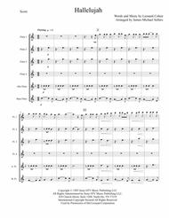 Hallelujah (for Flute Choir) Sheet Music by Leonard Cohen