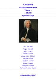 Flute duets - 10 Baroque duets - Volume 1 Sheet Music by Bach