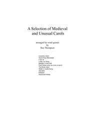 A Selection of Medieval  and Unusual Carols for Wind Quintet Sheet Music by Various